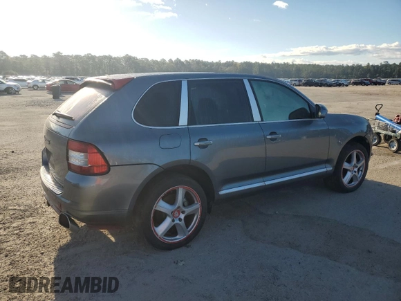 2005 Porsche Cayenne S with VIN WP1AB29P85LA61837, listed as a Copart auction lot 75708194 with 0 mi miles and Salvage Title. Bid and sale history available at carsss.com. Image 3.