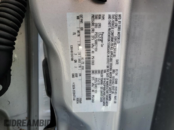 2014 Ford C-Max SEL z VIN 1FADP5BU6EL503456, wystawiony jako Copart lot #59968465 z przebiegiem 135 385 mil mil oraz Czysty tytuł • Clean title. Historia ofert i sprzedaży dostępna na DreamBid. Obrazek 13.