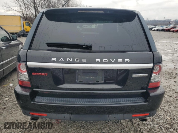 2013 Land Rover Range Rover Sport SC with VIN SALSH2E40DA767431, listed as a Copart auction lot 85788904 with 107,980 mi miles and Salvage Title. Bid and sale history available at carsss.com. Image 6.