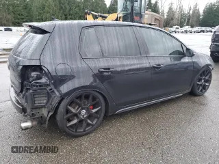 2013 Volkswagen Golf GTI Driver's Edition with VIN WVWHD7AJ6DW135459, listed as a Copart auction lot 86168134 with 124,653 mi miles and Salvage title. Bid and sale history available at DreamBid. Image 3.