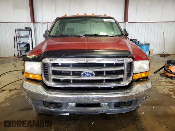 2001 Ford Super Duty F-250 XL with VIN 1FTNX21S91EC17659, listed as a Copart auction lot 44620895 with 167,989 mi miles and Salvage Title. Bid and sale history available at carsss.com. Image 5.
