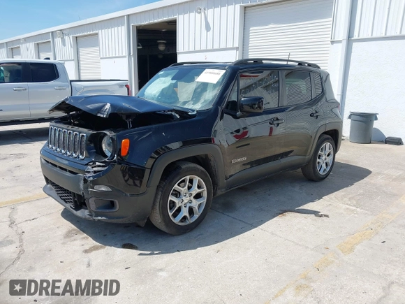 2018 Jeep Renegade Latitude with VIN ZACCJABB7JPH06179, listed as a IAAI auction lot 41900688 with 115,277 mi miles. Bid and sale history available at carsss.com. Image 17.