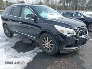 2017 Buick Enclave Leather with VIN 5GAKVBKD3HJ124504, listed as a IAAI auction lot 41657306 with 157,634 mi miles and . Bid and sale history available at carsss.com. Image 1.