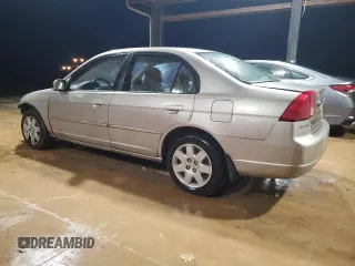 2001 Honda Civic EX with VIN 1HGES26761L014714, listed as a Copart auction lot 44995565 with 221,595 mi miles and Salvage Title. Bid and sale history available at carsss.com. Image 2.