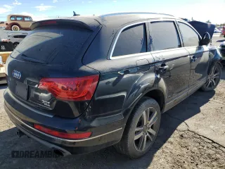 2015 Audi Q7 Premium Plus with VIN WA1LGAFE9FD002987, listed as a Copart auction lot 82804814 with Not Provided miles and Salvage Title. Bid and sale history available at DreamBid. Image 3.