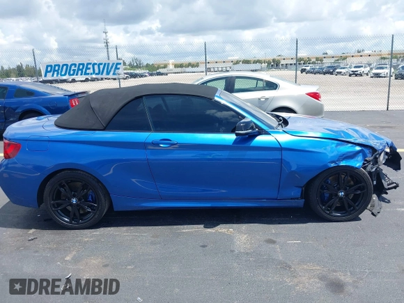 2016 BMW 2 Series M235i with VIN WBA1M1C55GV394210, listed as a IAAI auction lot 42487713 with 82,592 mi miles and . Bid and sale history available at DreamBid. Image 13.