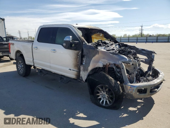 2017 Ford F-350 Platinum with VIN 1FT8W3BTXHEF38214, listed as a Copart auction lot 53367845 with Not provided miles and Salvage title. Bid and sale history available at DreamBid. Image 4.