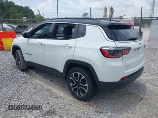 2024 Jeep Compass Limited z VIN 3C4NJDCN0RT594865, wystawiony jako IAAI lot #42731726 z przebiegiem Nie podano mil oraz . Historia ofert i sprzedaży dostępna na DreamBid. Obrazek 3.