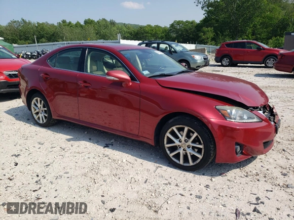2012 Lexus IS 250 z VIN JTHCF5C26C5052793, wystawiony jako Copart lot #60808425 z przebiegiem 158 488 mil mil oraz Czysty tytuł • Clean title. Historia ofert i sprzedaży dostępna na DreamBid. Obrazek 4.