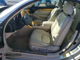 2004 Lexus SC with VIN JTHFN48Y540060258, listed as a Copart auction lot 50166295 with 187,505 mi miles and Salvage Title. Bid and sale history available at carsss.com. Image 7.