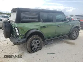 2024 Ford Bronco Big Bend with VIN 1FMDE7BH8RLA93453, listed as a Copart auction lot 49873645 with 1,379 mi miles and Salvage Title. Bid and sale history available at DreamBid. Image 3.