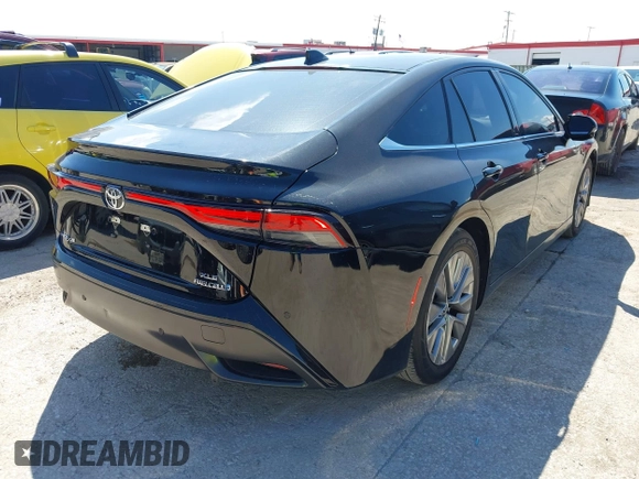 2023 Toyota Mirai XLE with VIN JTDAAAAA9PA009170, listed as a IAAI auction lot 42234998 with 34,363 mi miles and . Bid and sale history available at DreamBid. Image 4.