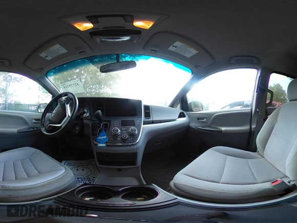 2015 Toyota Sienna LE AAS with VIN 5TDKK3DC5FS576035, listed as a IAAI auction lot 42579218 with 199,664 mi miles and . Bid and sale history available at DreamBid. Image 18.