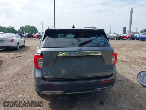 2022 Ford Explorer XLT с VIN 1FMSK8DH6NGA69352, выставлен на аукционе IAAI как лот 42271312 с пробегом 44 533 миль миль и . История ставок и продаж доступна на DreamBid. Изображение 16.