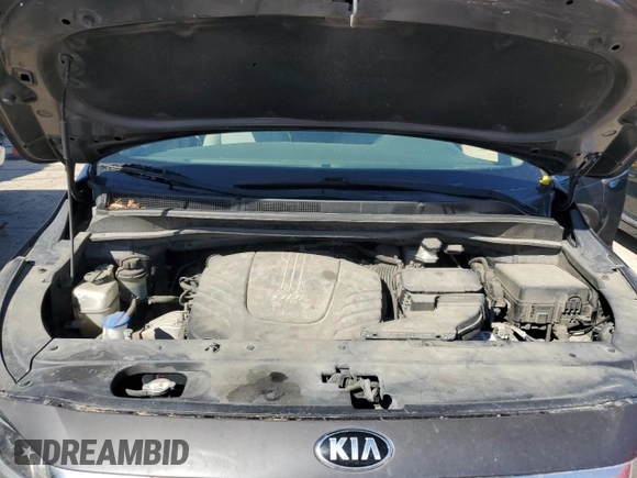 2017 Kia Sedona LX with VIN KNDMB5C16H6226159, listed as a Copart auction lot 50046775 with 119,941 mi miles and Salvage Title. Bid and sale history available at carsss.com. Image 12.