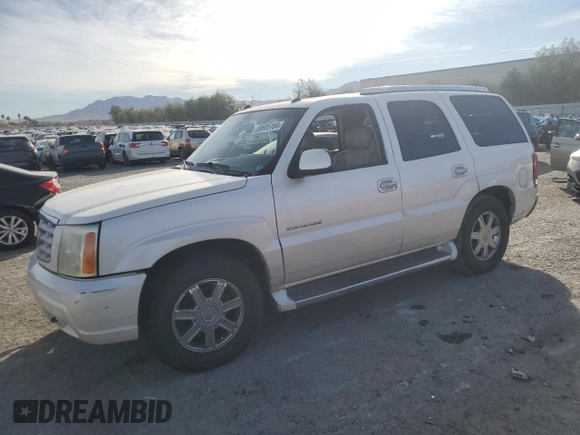 2005 Cadillac Escalade with VIN 1GYEC63N25R206845, listed as a Copart auction lot 80665184 with 203,282 mi miles and Clean title. Bid and sale history available at DreamBid. Image 1.