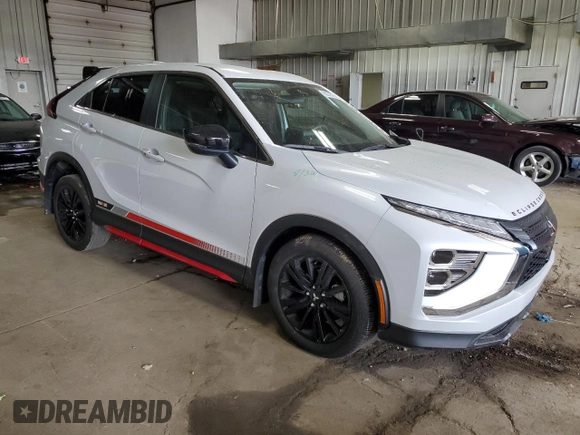 2024 Mitsubishi Eclipse Cross LE with VIN JA4ATVAA0RZ053462, listed as a Copart auction lot 60272975 with 7,642 mi miles and Salvage title. Bid and sale history available at DreamBid. Image 4.