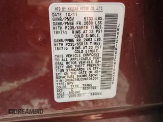 2012 Nissan Murano S with VIN JN8AZ1MU2CW104038, listed as a Copart auction lot 70012724 with 167,792 mi miles and Salvage Title. Bid and sale history available at carsss.com. Image 13.