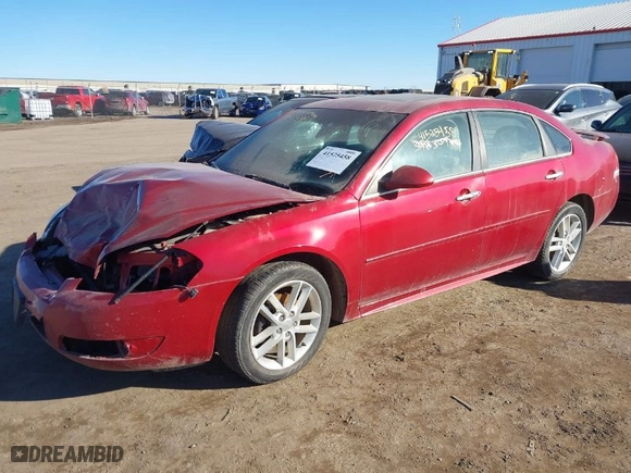 2015 Chevrolet Impala Limited LTZ with VIN 2G1WC5E36F1163985, listed as a IAAI auction lot 41525458 with 154,146 mi miles. Bid and sale history available at carsss.com. Image 2.