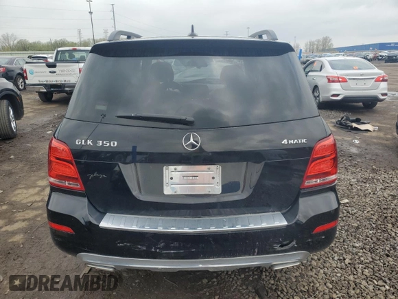 2015 Mercedes-Benz GLK 350 with VIN WDCGG8JB7FG351541, listed as a Copart auction lot 55140795 with 102,591 mi miles and Clean Title. Bid and sale history available at DreamBid. Image 6.