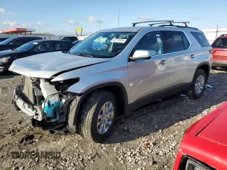 2021 Chevrolet Traverse LT Cloth z VIN 1GNEVGKW1MJ150675, wystawiony jako Copart lot #84713524 z przebiegiem 32 440 mil mil oraz Szkoda całkowita • Salvage title. Historia ofert i sprzedaży dostępna na DreamBid. Obrazek 1.