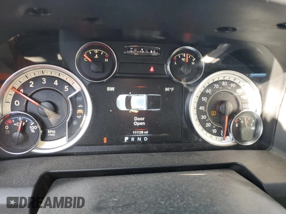 2017 Ram 1500 Big Horn with VIN 1C6RR7LM1HS879035, listed as a Copart auction lot 46225275 with 111,139 mi miles and Salvage Title. Bid and sale history available at carsss.com. Image 9.