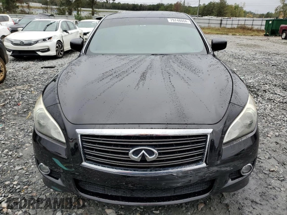 2013 Infiniti M37 with VIN JN1BY1AR7DM602898, listed as a Copart auction lot 79748604 with 247,068 mi miles and Salvage Title. Bid and sale history available at carsss.com. Image 5.