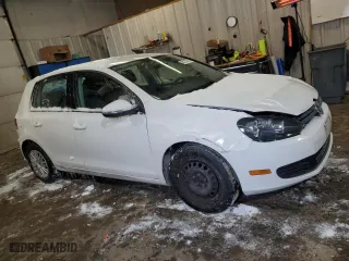 2010 Volkswagen Golf with VIN WVWDB7AJ6AW311863, listed as a Copart auction lot 43123705 with 121,550 mi miles and Salvage Title. Bid and sale history available at carsss.com. Image 4.