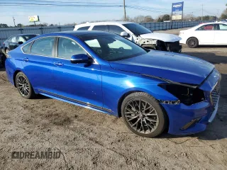 2020 Genesis G80 3.8L with VIN KMTFN4JE6LU328793, listed as a Copart auction lot 42921135 with 61,063 mi miles and Salvage Title. Bid and sale history available at DreamBid. Image 4.