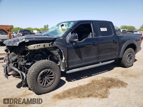 2020 Ford F-150 Raptor with VIN 1FTFW1RG5LFB66627, listed as a Copart auction lot 48729995 with 85,140 mi miles and Salvage Title. Bid and sale history available at carsss.com. Image 1.