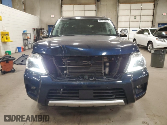 2018 Nissan Armada SV with VIN JN8AY2NC2J9557148, listed as a Copart auction lot 82562224 with 78,780 mi miles and Salvage Title. Bid and sale history available at carsss.com. Image 5.