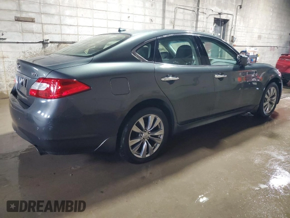 2013 Infiniti M with VIN JN1BY1ARXDM603916, listed as a Copart auction lot 61070355 with 166,630 mi miles and Clean title. Bid and sale history available at DreamBid. Image 3.