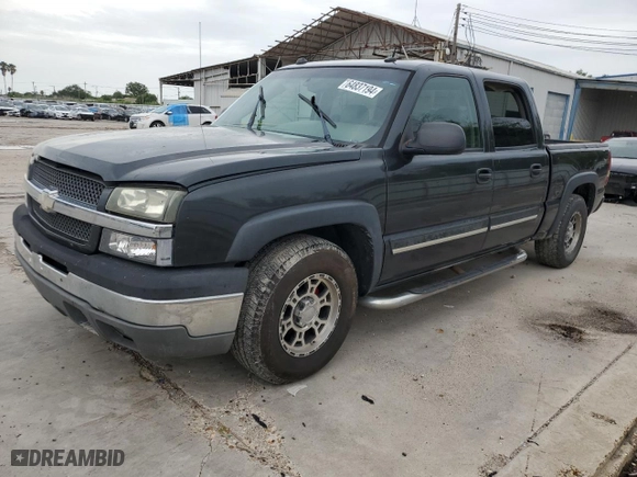 2004 Chevrolet Silverado 1500 Crew Cab LS with VIN 2GCEC13T141408672, listed as a Copart auction lot 64837194 with NaN miles and Clean Title. Bid and sale history available at carsss.com. Image 1.