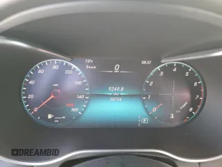 2020 Mercedes-Benz GLC 300 with VIN WDC0G8DB9LF737859, listed as a Copart auction lot 57615195 with 58,754 mi miles and Salvage title. Bid and sale history available at DreamBid. Image 9.