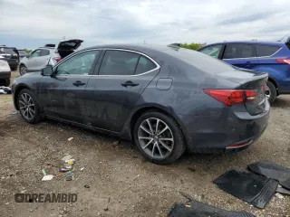 2015 Acura TLX Technology with VIN 19UUB3F57FA008214, listed as a Copart auction lot 58093535 with 106,741 mi miles and Salvage title. Bid and sale history available at DreamBid. Image 2.