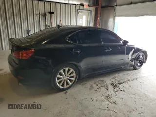 2010 Lexus IS 250 with VIN JTHCF5C2XA5037730, listed as a Copart auction lot 51198245 with 219,705 mi miles and Non Repairable. Bid and sale history available at carsss.com. Image 3.