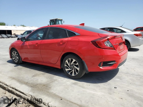 2018 Honda Civic Sedan EX with VIN 2HGFC2F71JH580343, listed as a Copart auction lot 49992275 with 66,103 mi miles and Salvage Title. Bid and sale history available at carsss.com. Image 2.