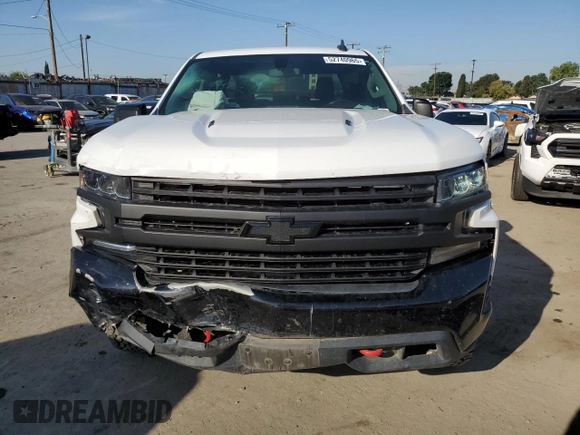 2021 Chevrolet Silverado 1500 LT Trail Boss with VIN 1GCPYFEL4MZ346809, listed as a Copart auction lot 52740965 with 81,499 mi miles and Salvage Title. Bid and sale history available at DreamBid. Image 5.