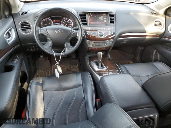 2015 Infiniti QX60 with VIN 5N1AL0MM3FC504280, listed as a Copart auction lot 56704915 with 44,094 mi miles and Salvage title. Bid and sale history available at DreamBid. Image 8.