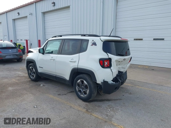 2016 Jeep Renegade Sport with VIN ZACCJAAT3GPE31591, listed as a IAAI auction lot 41847040 with 68,016 mi miles and . Bid and sale history available at carsss.com. Image 3.
