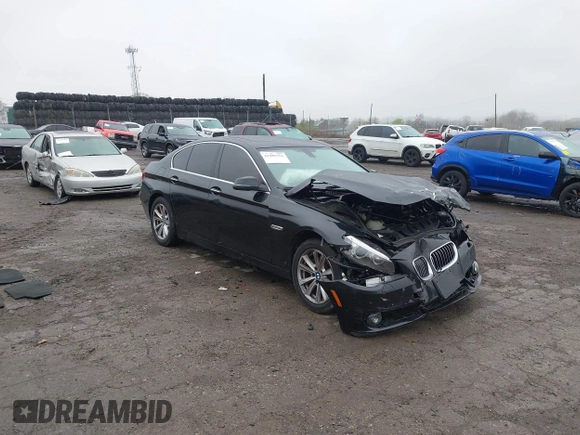2016 BMW 5 Series 528i xDrive with VIN WBA5A7C53GG149942, listed as a IAAI auction lot 41985753 with 115,200 mi miles. Bid and sale history available at carsss.com. Image 1.