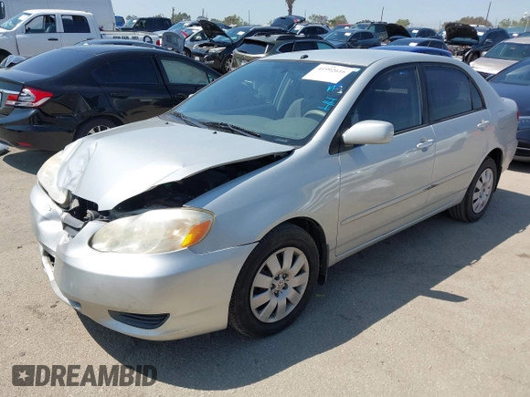 2004 Toyota Corolla CE with VIN 1NXBR32E14Z262676, listed as a IAAI auction lot 41992616 with 168,255 mi miles. Bid and sale history available at carsss.com. Image 2.