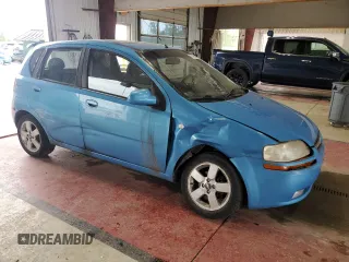 2006 Chevrolet Aveo LT with VIN KL1TG66686B652568, listed as a Copart auction lot 61491885 with 128,599 mi miles and Salvage title. Bid and sale history available at DreamBid. Image 4.