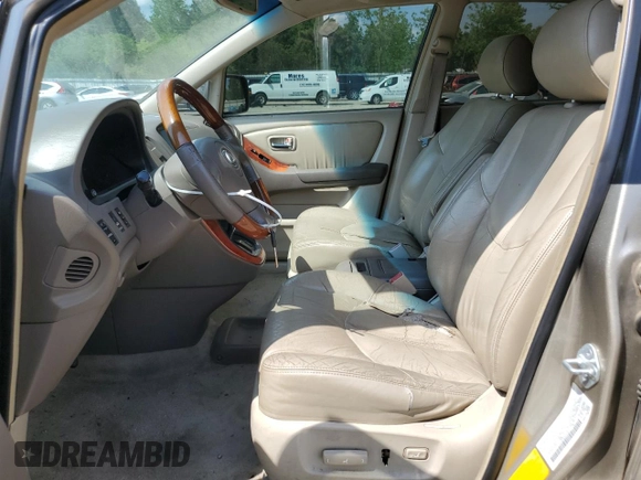 2002 Lexus RX 300 with VIN JTJHF10U520252529, listed as a Copart auction lot 55276465 with 203,254 mi miles and Salvage Title. Bid and sale history available at DreamBid. Image 7.