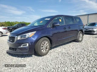 2021 Kia Sedona LX with VIN KNDMB5C17M6667292, listed as a Copart auction lot 48960695 with 162,204 mi miles and Non Repairable. Bid and sale history available at carsss.com. Image 1.