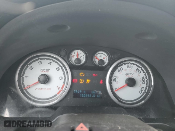 2008 Ford Focus SE with VIN 1FAHP35NX8W219776, listed as a Copart auction lot 47208955 with 150,598 mi miles and Salvage Title. Bid and sale history available at DreamBid. Image 9.