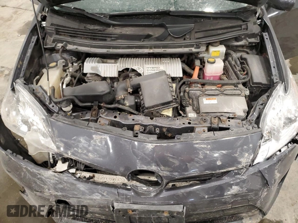 2012 Toyota Prius One with VIN JTDKN3DU8C5449670, listed as a Copart auction lot 46295805 with 165,026 mi miles and Salvage Title. Bid and sale history available at carsss.com. Image 11.