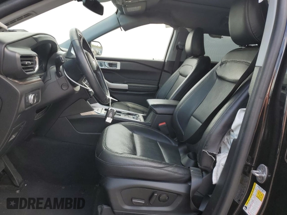 2022 Ford Explorer Limited with VIN 1FMSK8FH1NGB65774, listed as a Copart auction lot 53187045 with 18,464 mi miles and Salvage title. Bid and sale history available at DreamBid. Image 7.