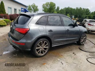 2017 Audi SQ5 Premium Plus with VIN WA1CCAFP6HA036533, listed as a Copart auction lot 59722024 with 91,866 mi miles and Salvage Title. Bid and sale history available at carsss.com. Image 3.