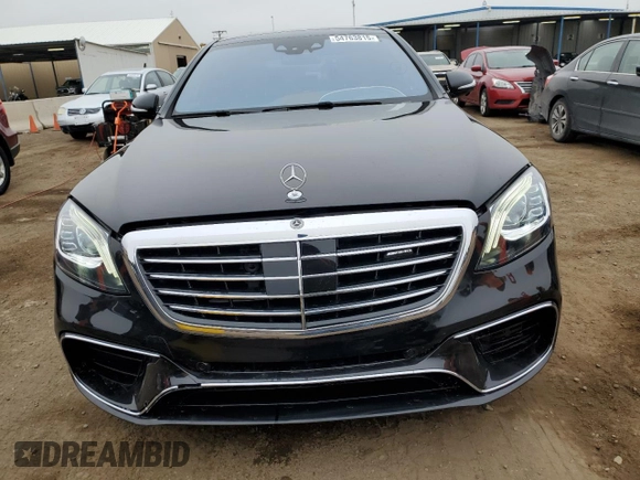 2016 Mercedes-Benz S 63 AMG with VIN WDDUG7JB0GA235269, listed as a Copart auction lot 54763815 with Not Provided miles and Salvage Title. Bid and sale history available at carsss.com. Image 5.